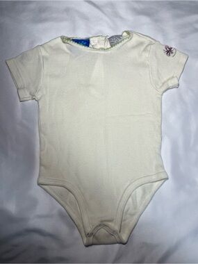 Vintage 2001 Blue’s Clues Bodysuit Butterfly White Purple Girls Size 3T